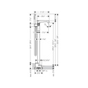 Hansgrohe 36418001 Axor Citterio E Freestanding Thermostatic Tub Filler Chrome 2