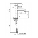 Zucchetti ZON594.195E On Single Lever Basin Mixer With Aerator Chrome 2