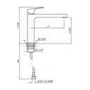 Zucchetti ZIN695.195E Jingle Single Lever Basin Mixer With Aerator Chrome 2