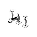 Zucchetti ZB1425.195E Bellagio Three Hole Basin Mixer Chrome 1