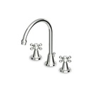 Zucchetti ZAG406.195E Agor Three Hole Basin Mixer Fixed Spout Chrome 1