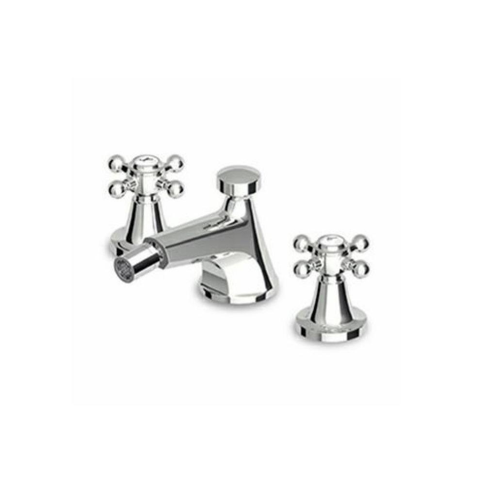 Zucchetti ZAG370.1880 Agor Three Hole Bidet Mixer Chrome 1