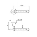Zucchetti ZAD430 Agor Toilet Paper Holder Chrome 2
