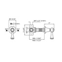 Zucchetti Z94589.1900 Agor 2/3 Way Diverter Without Water On/Off Function Chrome 2