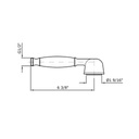 Zucchetti Z9472P.1900C Brass Hand Shower Simple Jet Chrome 2