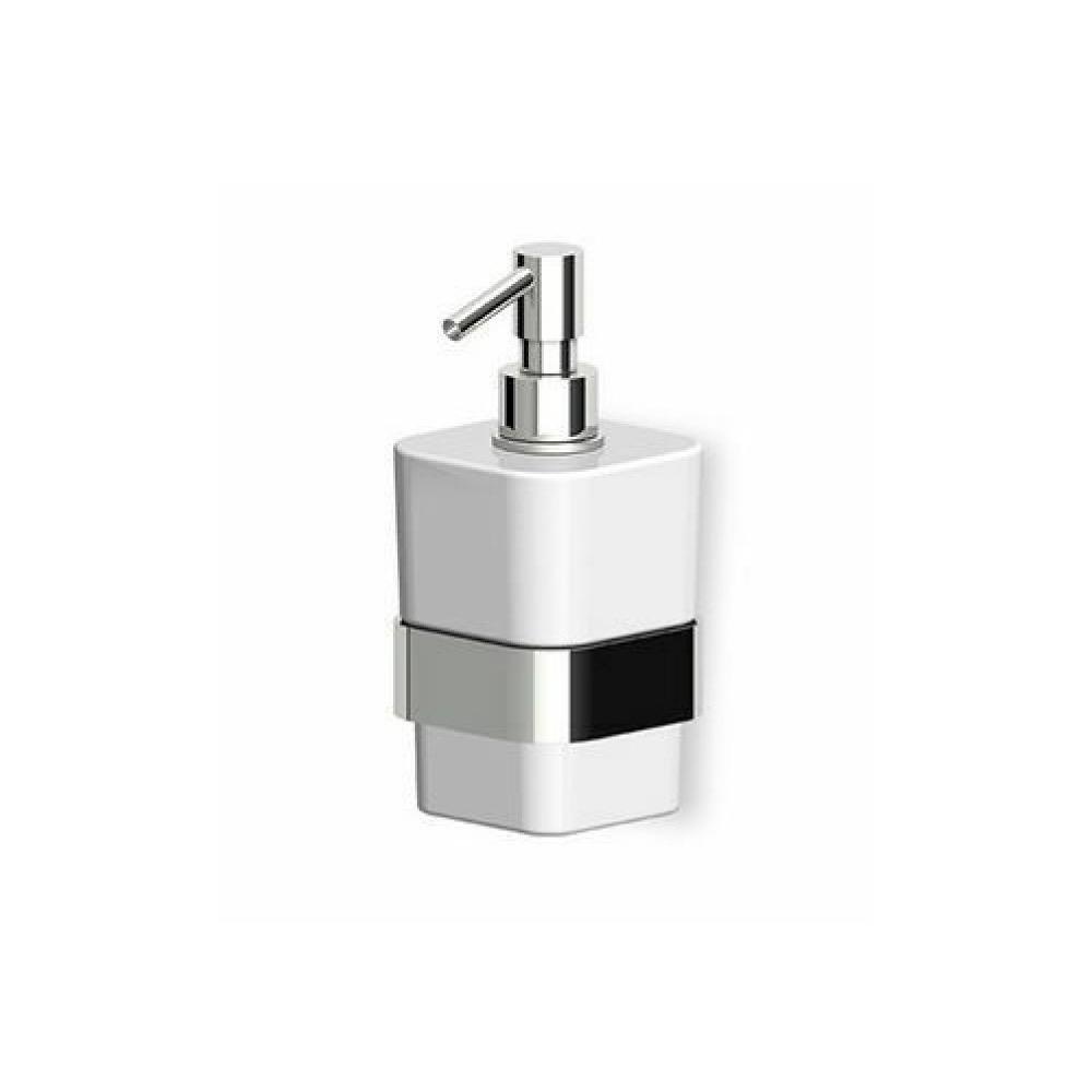 Zucchetti ZAC715 Soft Ceramic Wall Mounted Soap Dispenser Chrome 1