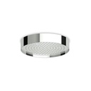Zucchetti Z94141 12 5/8" Ceiling Mounted Stainless Steel Rain Head Chrome 1