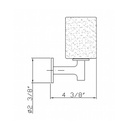 Zucchetti ZAC613 Pan Ceramic Wall Tumbler Holder Chrome 2