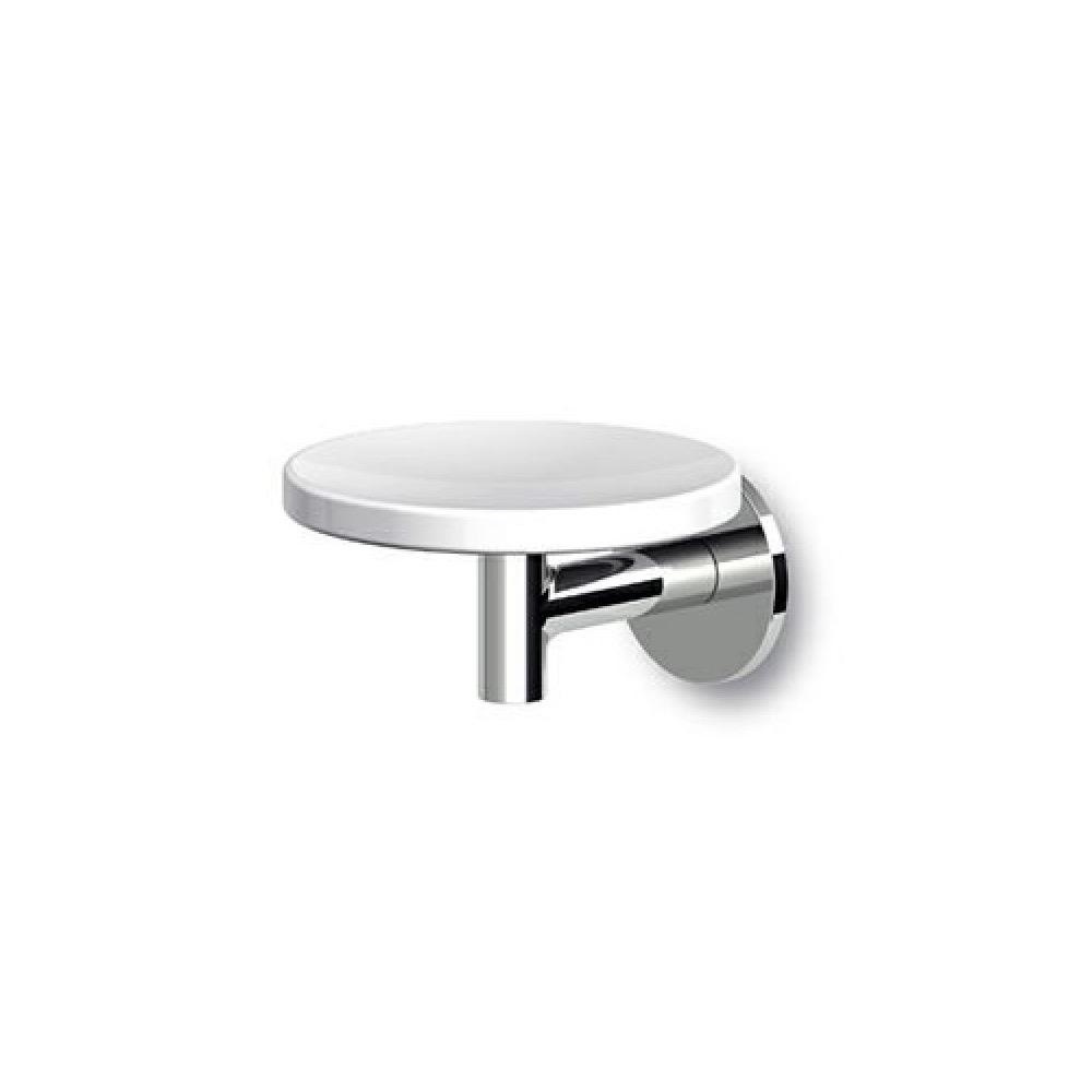 Zucchetti ZAC610 Pan Ceramic Wall Soap Dish Chrome 1