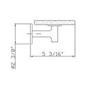 Zucchetti ZAC610 Pan Ceramic Wall Soap Dish Chrome 2
