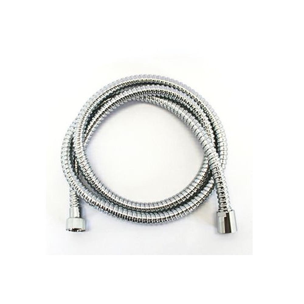 Zucchetti Z9413P Brass Flexilble Hose 1/2 X 3/4 X 59" Chrome 1