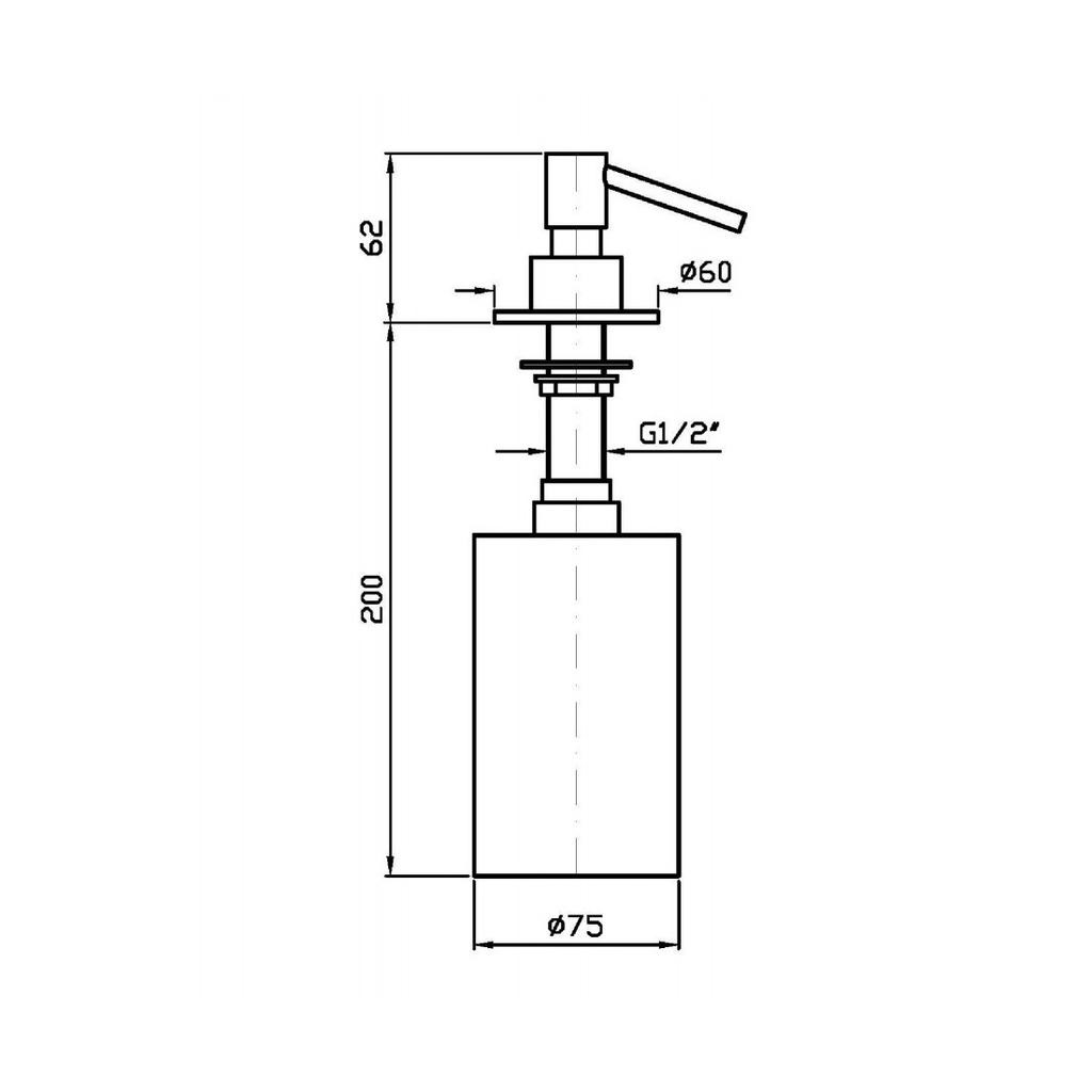Zucchetti R98689 Isy Dispenser Chrome 2