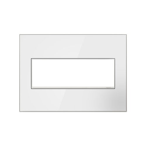 Legrand AWM3GMWW4 Mirror White on White 3 Gang Wall Plate 1