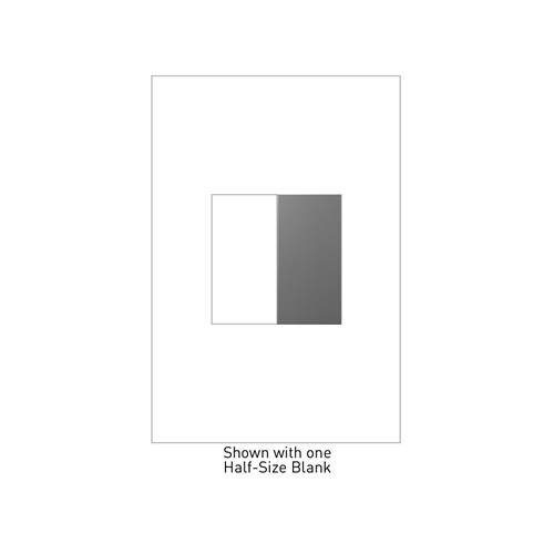 Legrand AABK1M4 Blank Half-Size 1