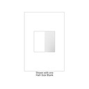Legrand AABK1W4 Blank Half-Size 1