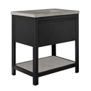 Native Trails VNO301 30" Solace Vanity in Midnight Oak with Ash Shelf 2