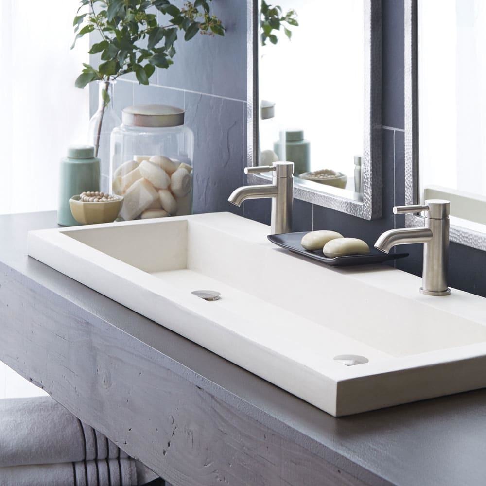 Native Trails NSL4819 Trough 4819 In Ash No Faucet Holes 1