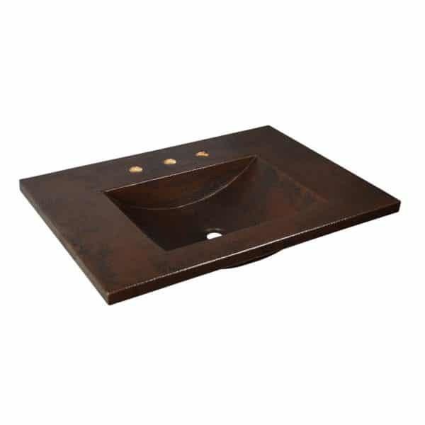 Native Trails VNT3655 36" Cozumel Vanity Top in Brushed Nickel 2