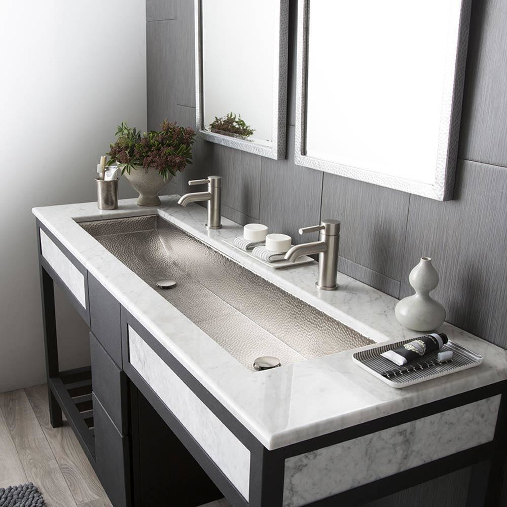 Native Trails CPS808 Trough 48 in Polished Nickel 1