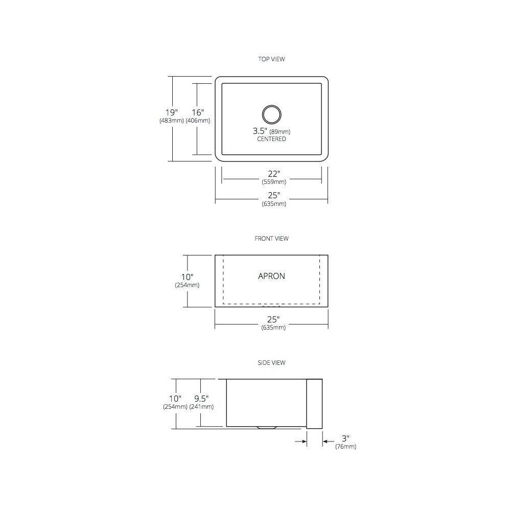 Native Trails CPK570 Farmhouse 25 in Brushed Nickel 3