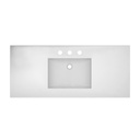 Native Trails NSVNT48-P1 48" Palomar Vanity Top in Pearl Single Faucet Hole 2