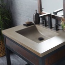 Native Trails NSVNT48-E1 48" Palomar Vanity Top in Earth Single Faucet Hole 1