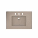 Native Trails NSVNT30 30" Palomar Vanity Top in Earth 8" Widespread Cutout 2