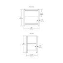 Native Trails VNO301 30" Solace Vanity in Sunrise Oak with Pearl Shelf 3