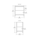 Native Trails VNO301 30" Solace Vanity in Midnight Oak with Pearl Shelf 3