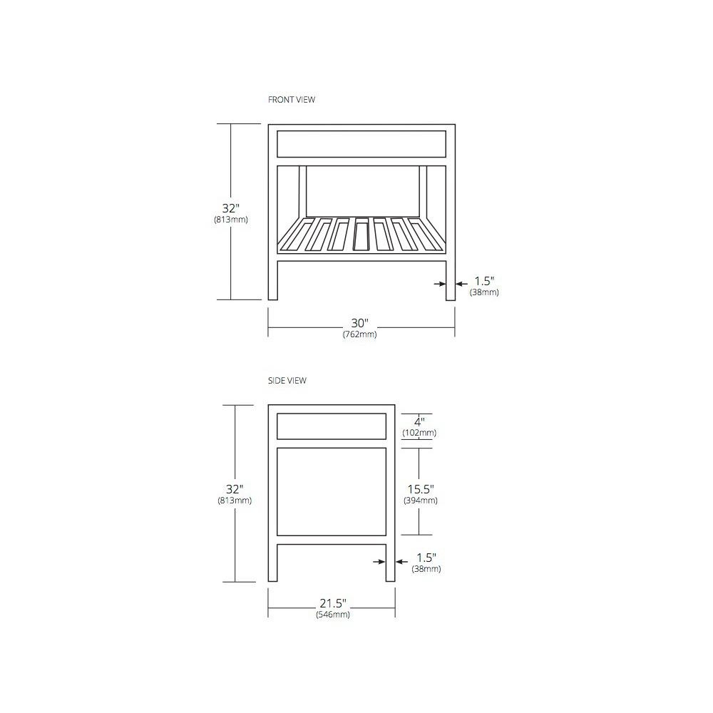 Native Trails VNR305 30" Cuzco Vanity in Brushed Nickel 3
