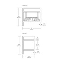 Native Trails VNR306 30" Cuzco Vanity in Carrara 3