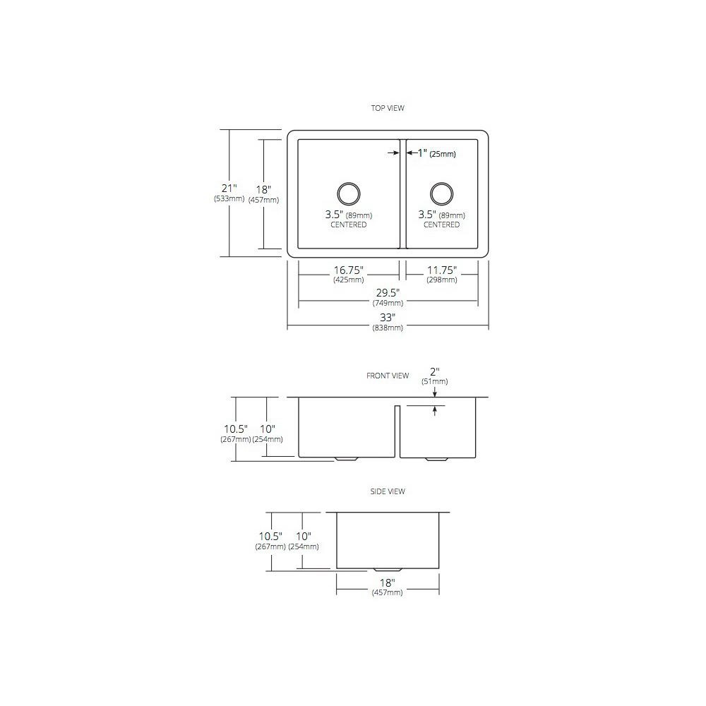 Native Trails CPK575 Cocina Duet 33 in Brushed Nickel 3