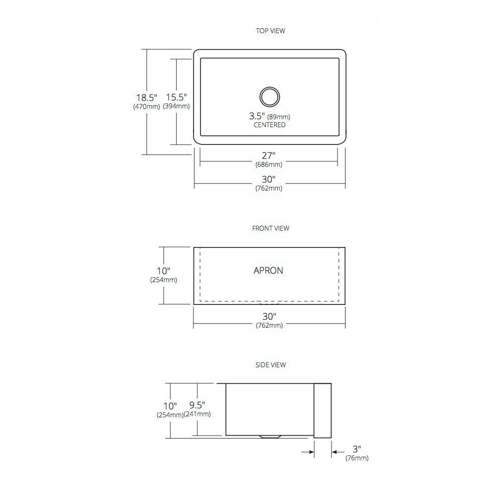 Native Trails CPK594 Farmhouse 30 in Brushed Nickel 3