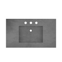Native Trails NSVNT36-S 36" Palomar Vanity Top in Slate 8" Widespread Cutout 2