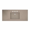 Native Trails NSVNT48-E1 48" Palomar Vanity Top in Earth Single Faucet Hole 2