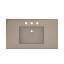 Native Trails NSVNT36-E1 36" Palomar Vanity Top in Earth Single Faucet Hole 2