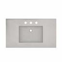 Native Trails NSVNT36-A 36" Palomar Vanity Top in Ash 8" Widespread Cutout 2