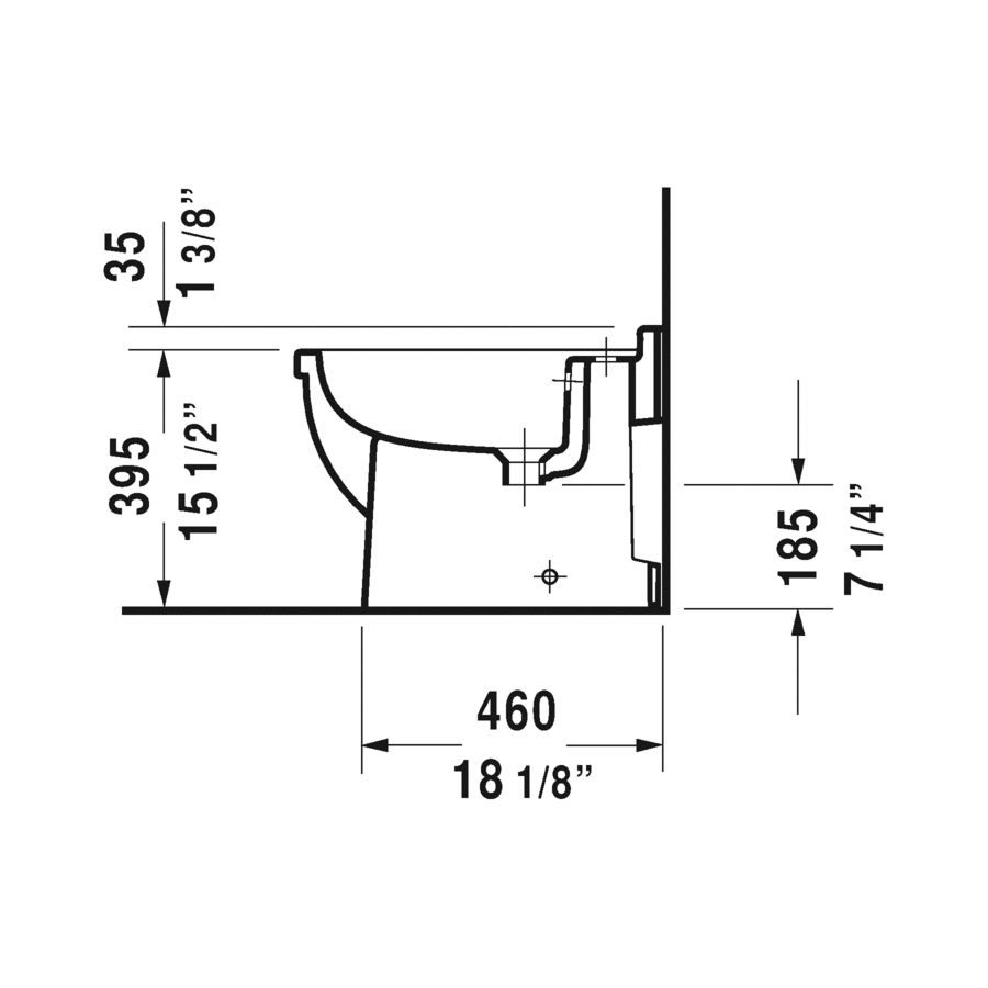 Duravit 223010 Starck 3 Bidet 3