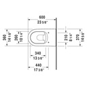 Duravit 216909 ME By Starck Floor Standing Toilet 2