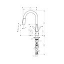 Hansgrohe 72815001 Talis S Prep Kitchen Faucet Chrome 2