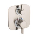 Hansgrohe 15708821 Ecostat E Thermostatic Trim Volume Control Diverter Brushed Nickel 1