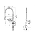 Hansgrohe 16582001 Axor Montreux Semi Pro Kitchen Faucet Chrome 2