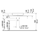 Duravit 037960 Luv Washbowl Without Tap Hole Grey Satin 2