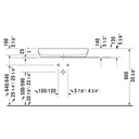 Duravit 037980 Luv Washbowl Without Tap Hole Grey Satin 2
