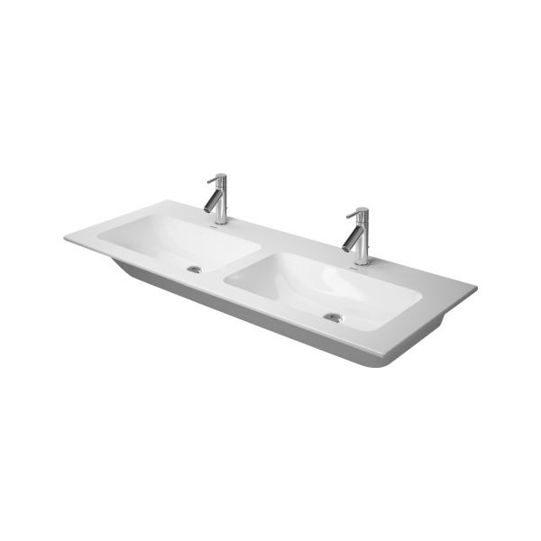 Duravit 233613 ME By Starck Double Three Holes Furniture Washbasin 1