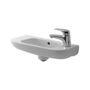 Duravit 070650 D Code Handrinse Basin Faucet Hole Right White 1
