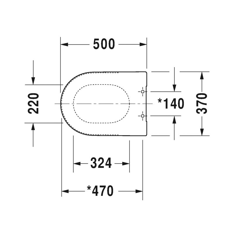 Duravit 006332 Starck 3 Toilet Seat And Cover 2