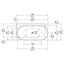 Duravit 700431 Luv Bathtub Corner Left 3