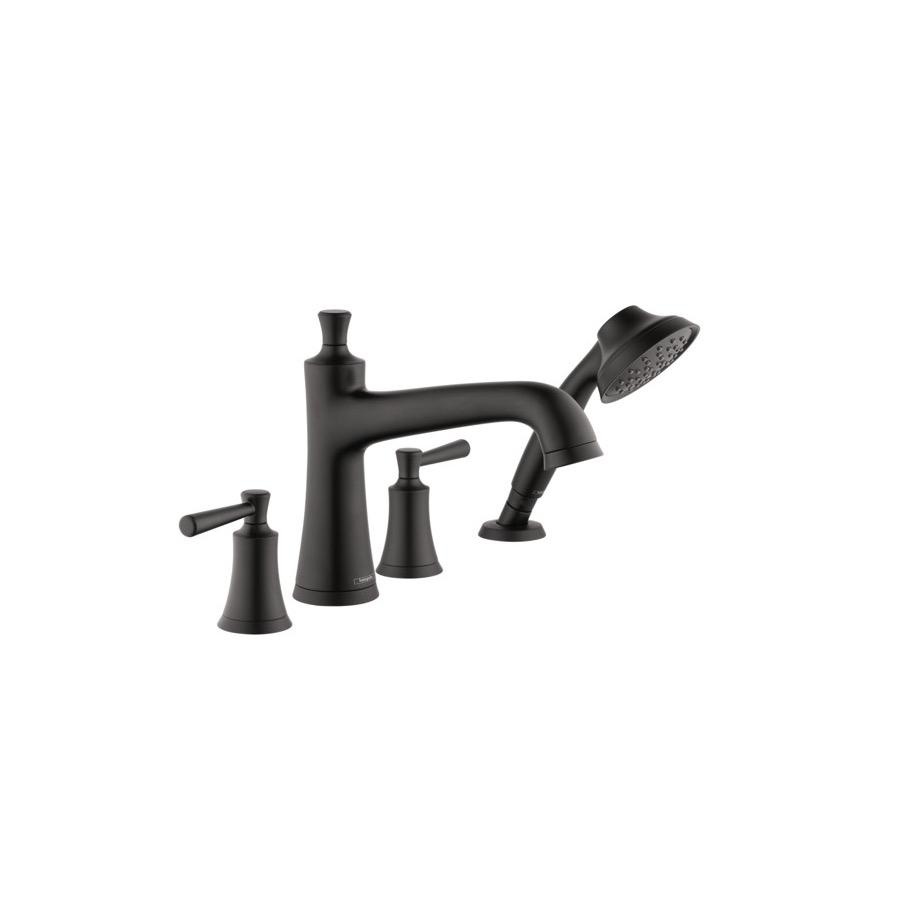 Hansgrohe 04777670 Joleena 4 Hole Roman Tub Set Trim Matte Black 1