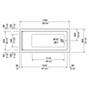 Duravit 700336 Starck Tubs Shower Bathtub White 3